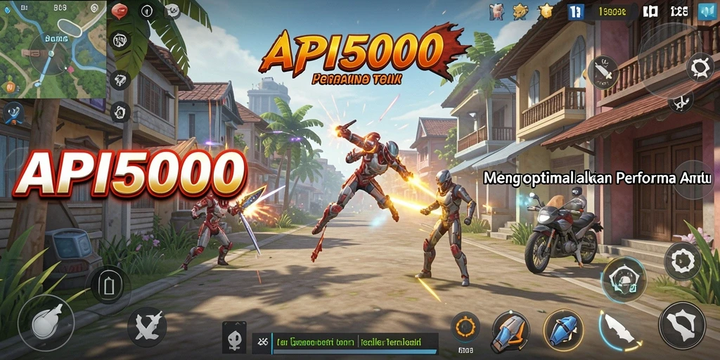 Tampilan antarmuka pengguna API5000 dengan fitur optimasi.
