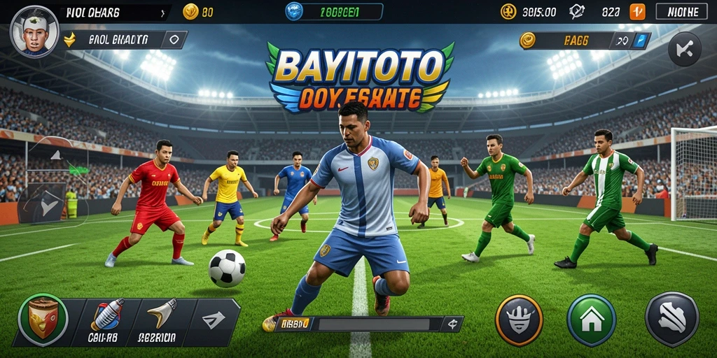 Screenshot gameplay BAYITOTO menampilkan aksi seru cabang olahraga.