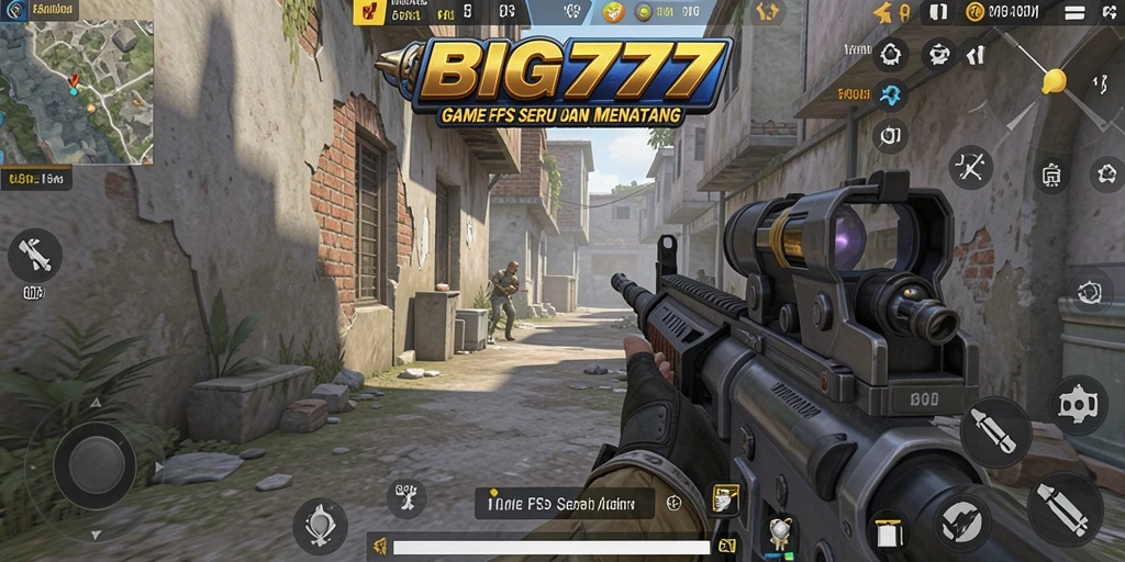 Tampilkan aksi seru di gameplay FPS BIG777 dengan grafis menawan.