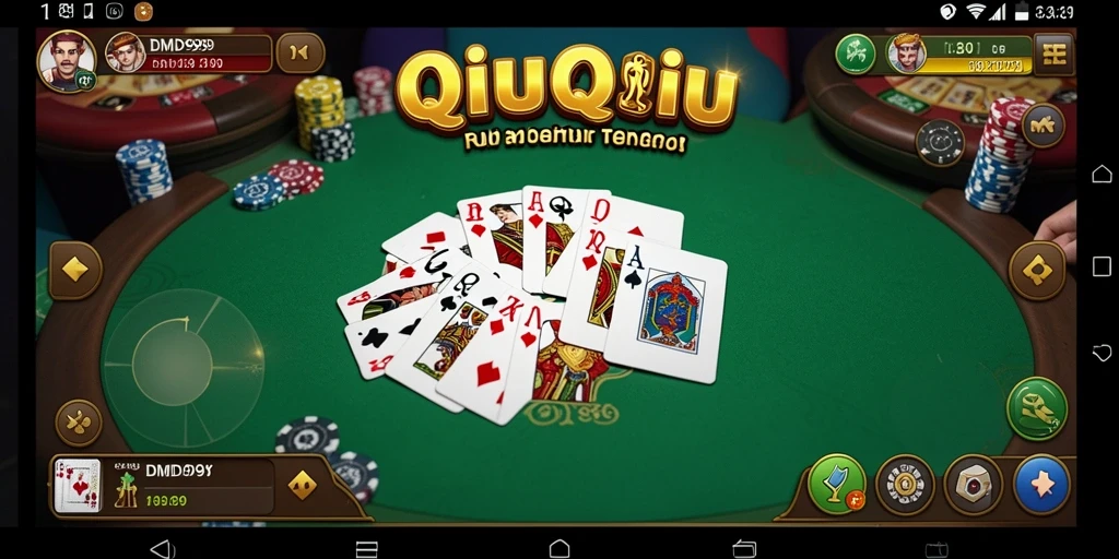 Gameplay seru QiuQiu di DMD999 dengan grafis menarik.