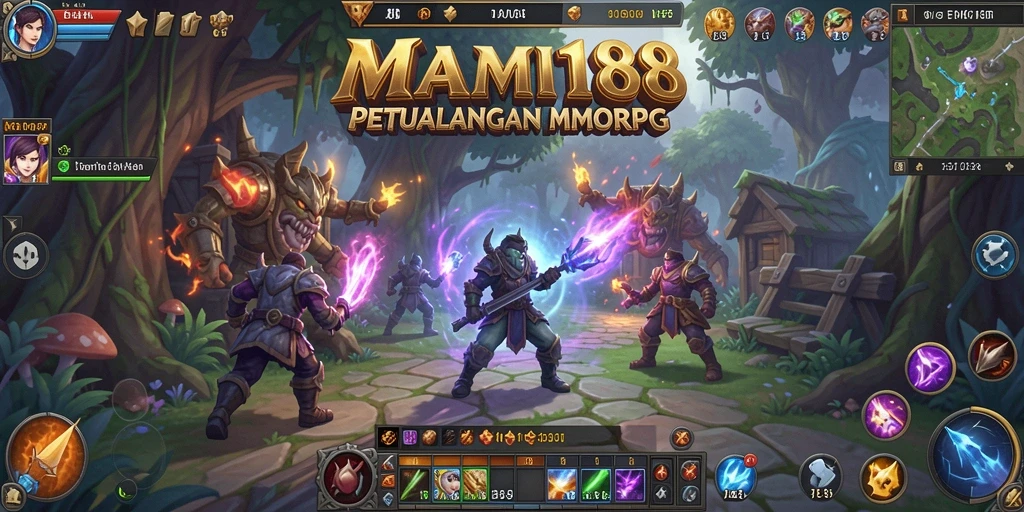 Screenshot MAMI188 menampilkan aksi seru dalam dunia MMORPG.