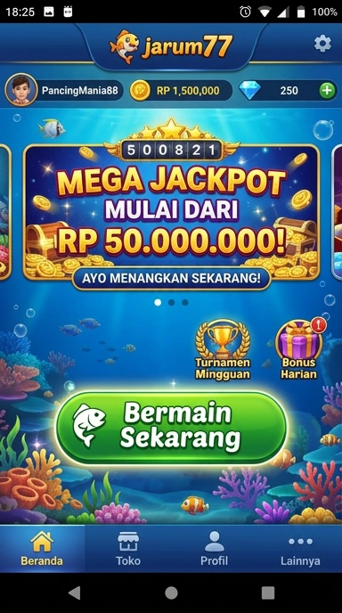 Antarmuka pengguna jarum77 yang sederhana dan efisien.